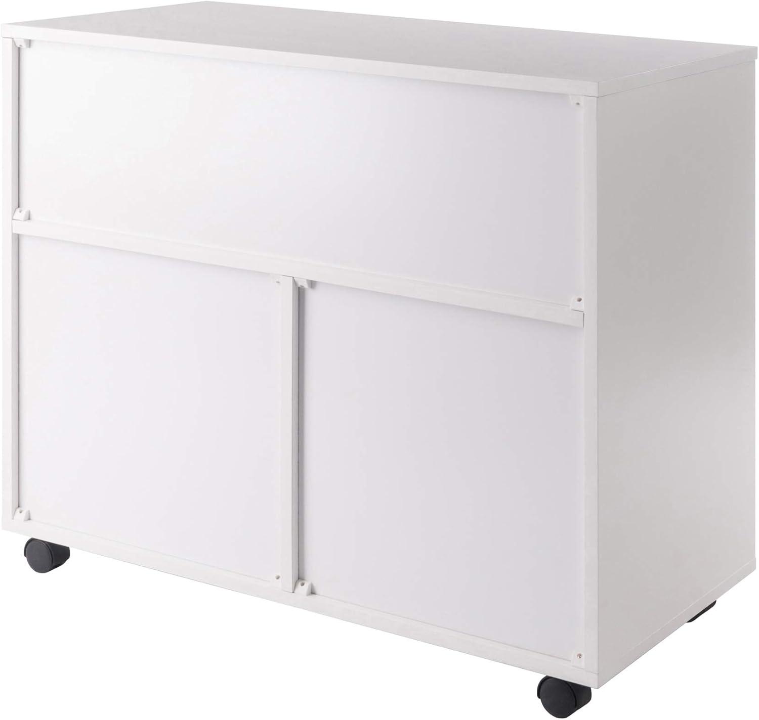 Halifax 3 Section Mobile Storage Cabinet - Winsome