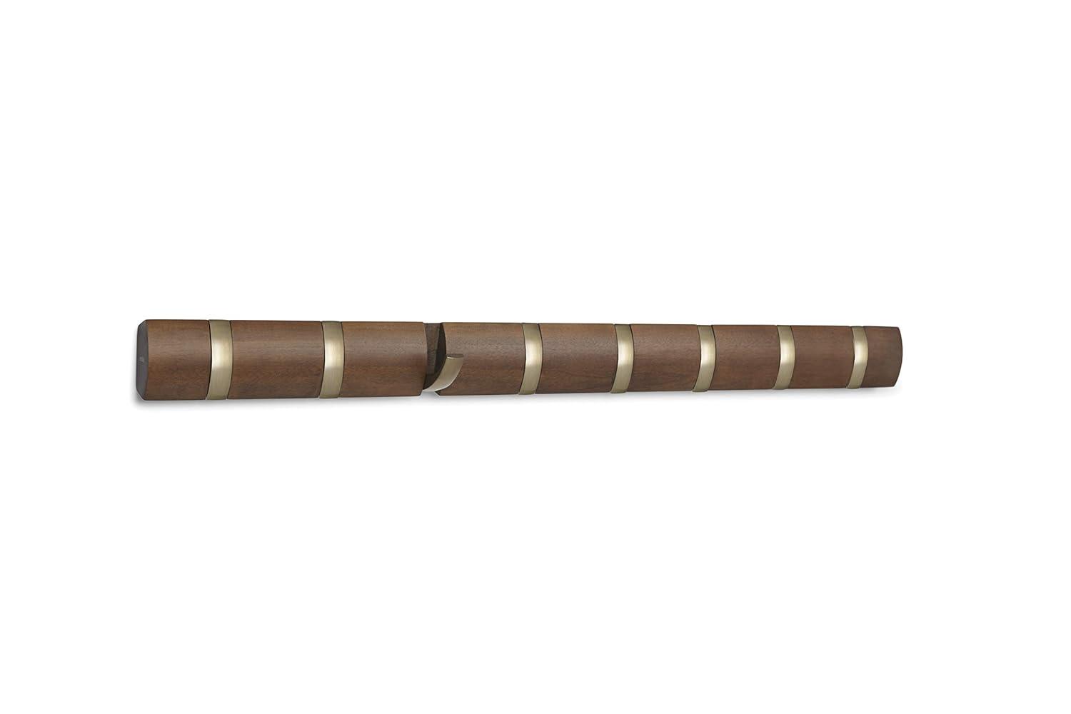8 - Hook Solid Wood Coat Rack