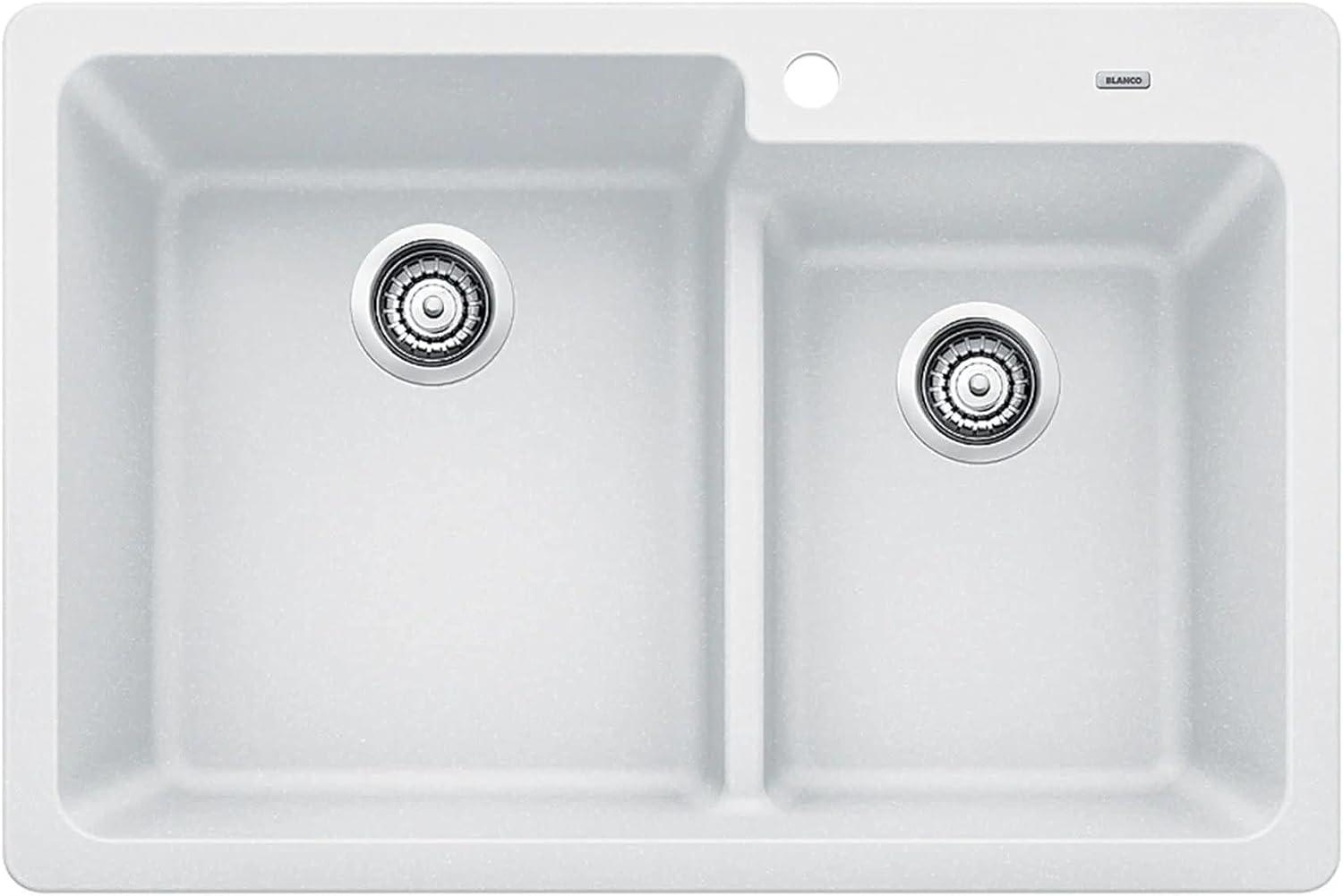 Blanco 442092 Grandis 33" Drop-In Or Undermount Double Basin Silgranit Kitchen Sink -