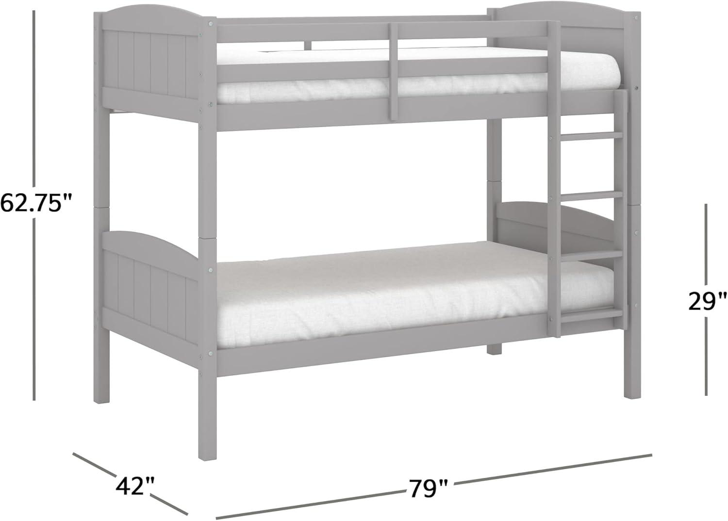 Twin Over Twin Alexis Wood Arch Bunk Bed - Hillsdale Furniture