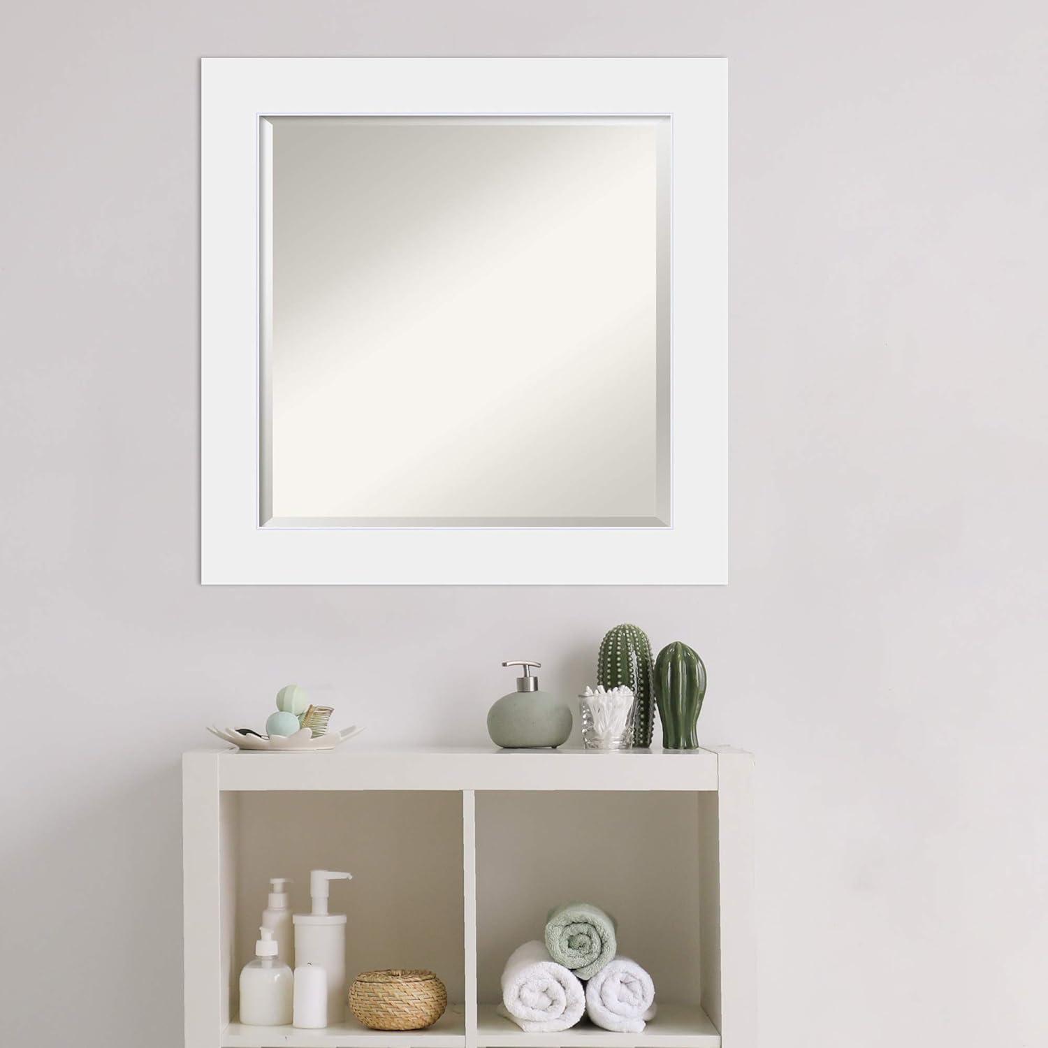 Bathroom Mirror Medium, Corvino White