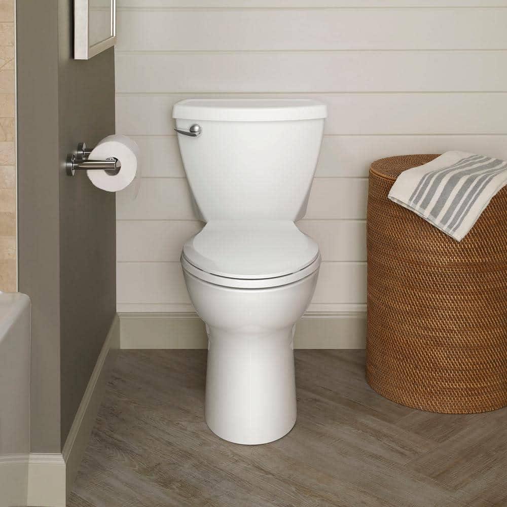 White Antimicrobial Slow-Close Elongated Toilet Seat