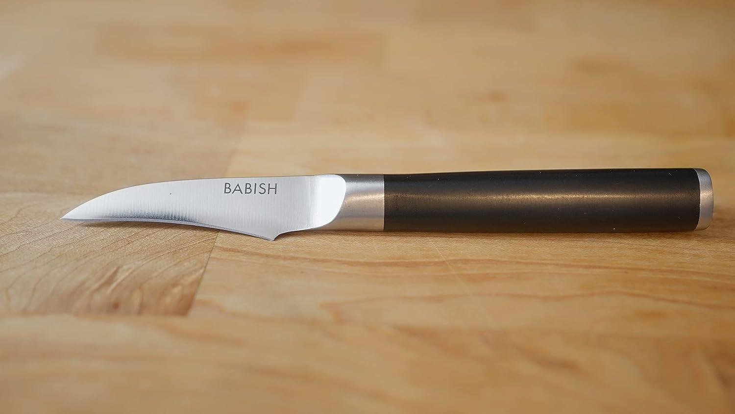 Babish High-Carbon 1.4116 German Steel 2.5" Bird's Beak Knife