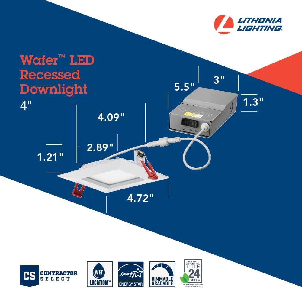 Wafer 4'' Standard Recessed Lighting Kit