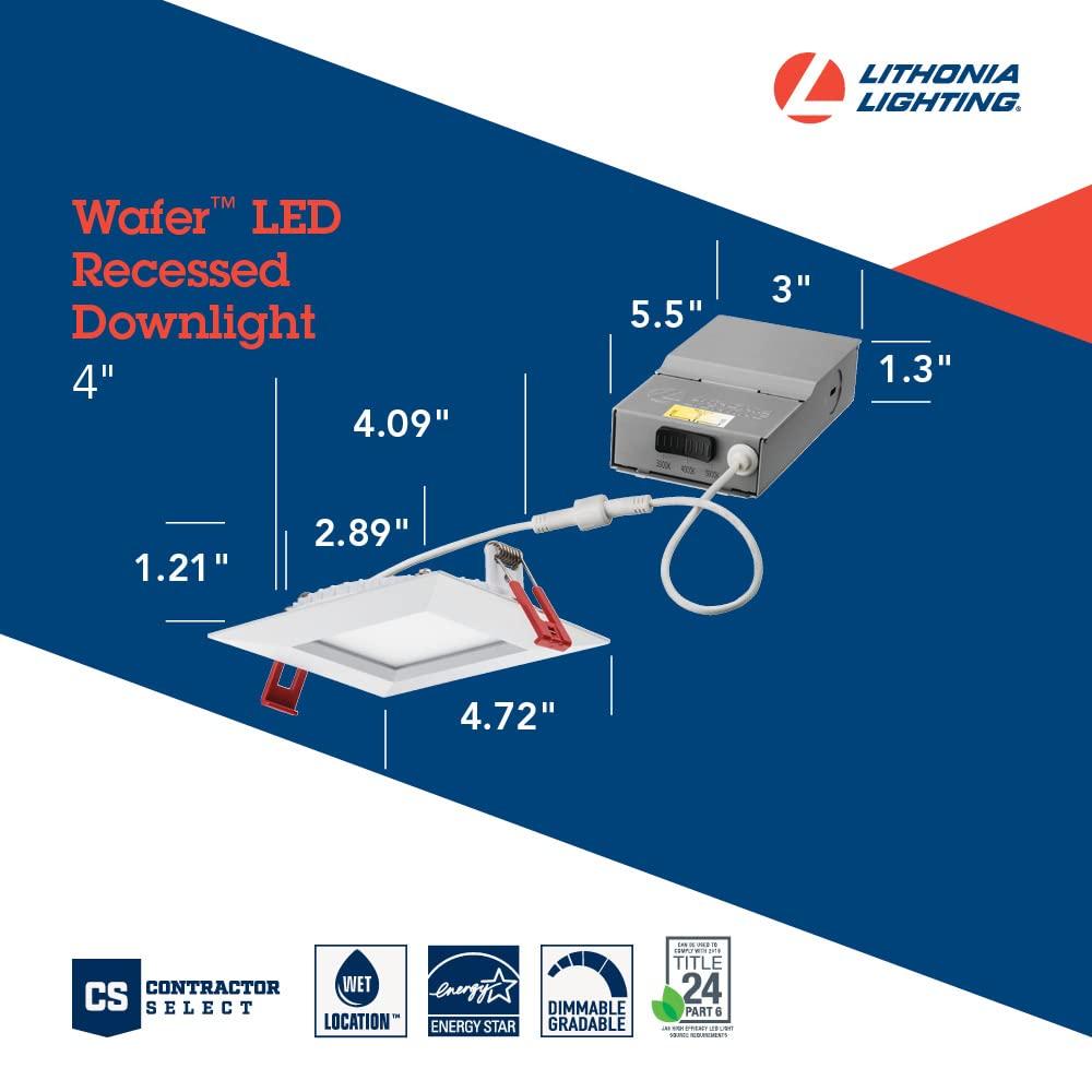 Wafer 4'' Standard Recessed Lighting Kit