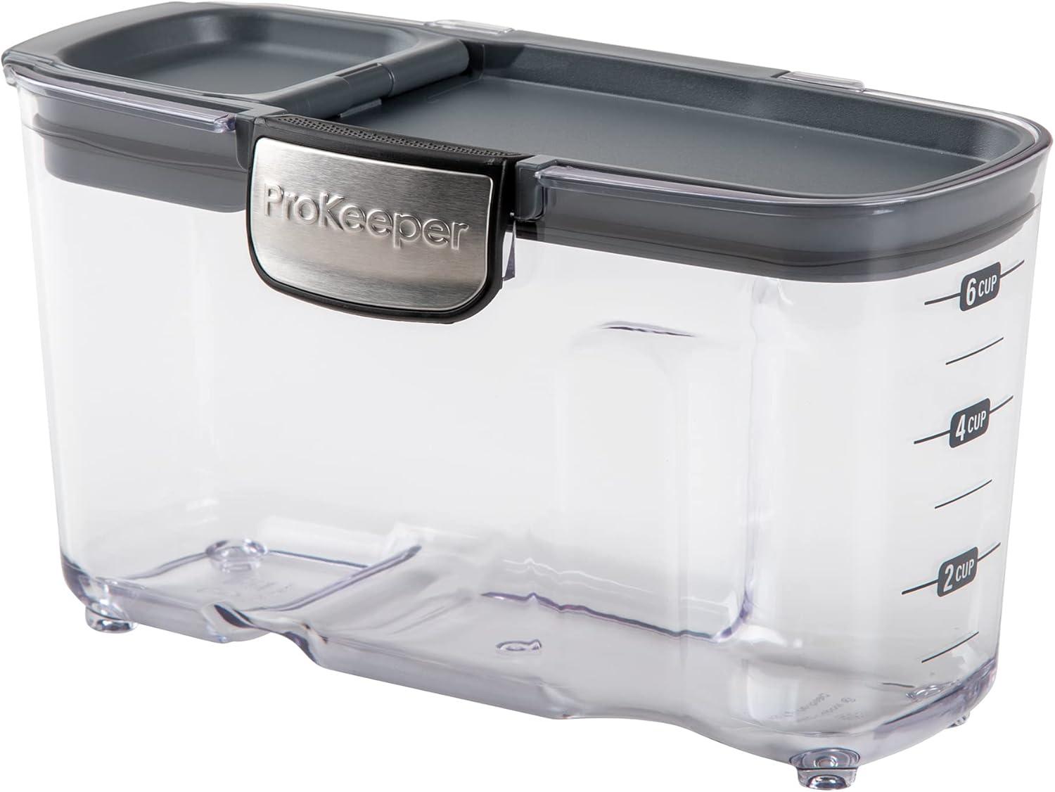 Clear BPA-Free Stainless Steel Airtight Food Storage Container