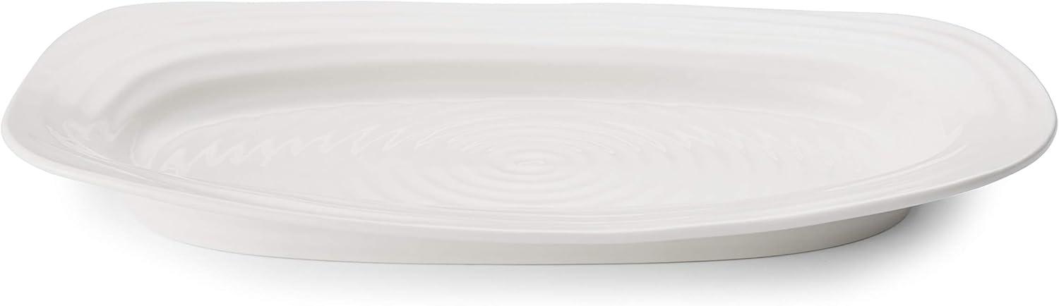 Portmeirion Portmeirion Sophie Conran White Melamine Sandwich Tray 13.5"X9"