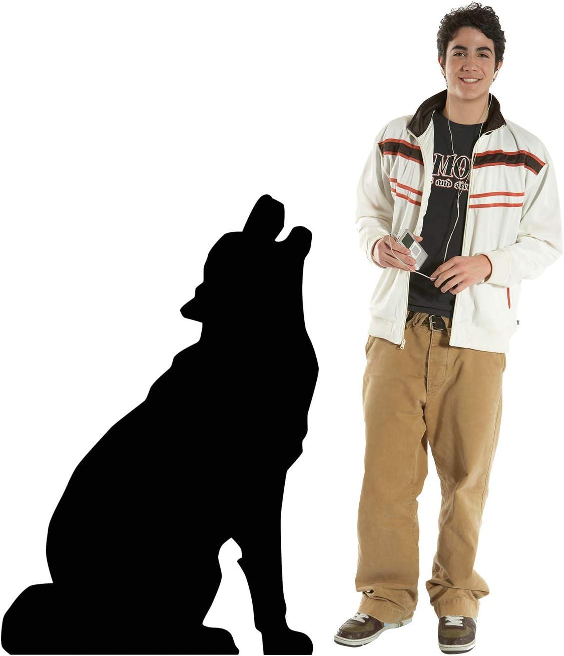 Howling Wolf Silhouette Cardboard Standup 43 x 30 in.