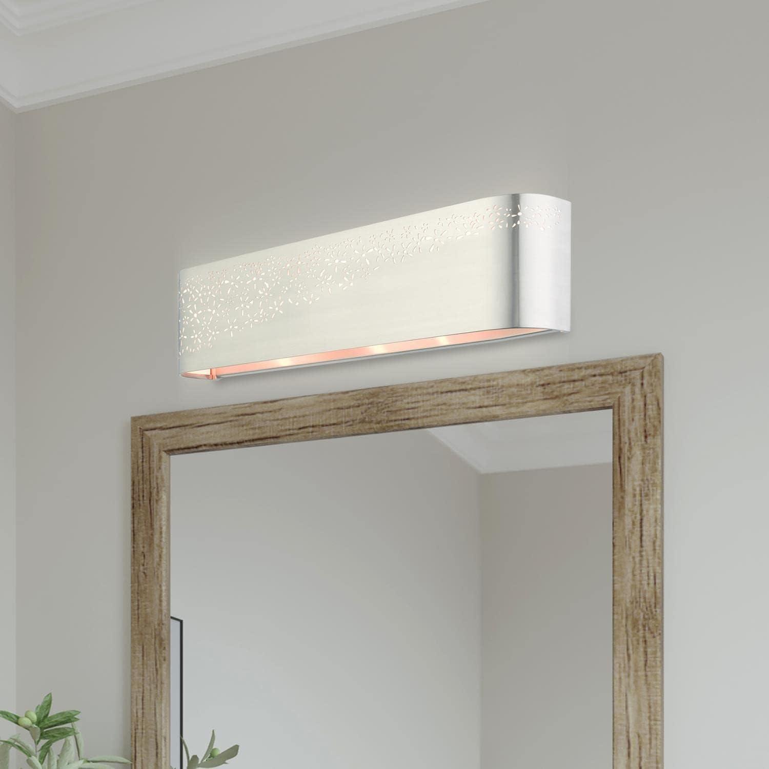 Livex Lighting Noria 4 - Light Vanity in  Brushed Nickel