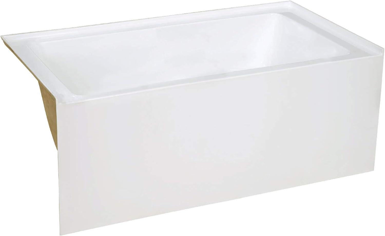 Voltaire 48" x 32" Left-Hand Drain Alcove Bathtub with Apron