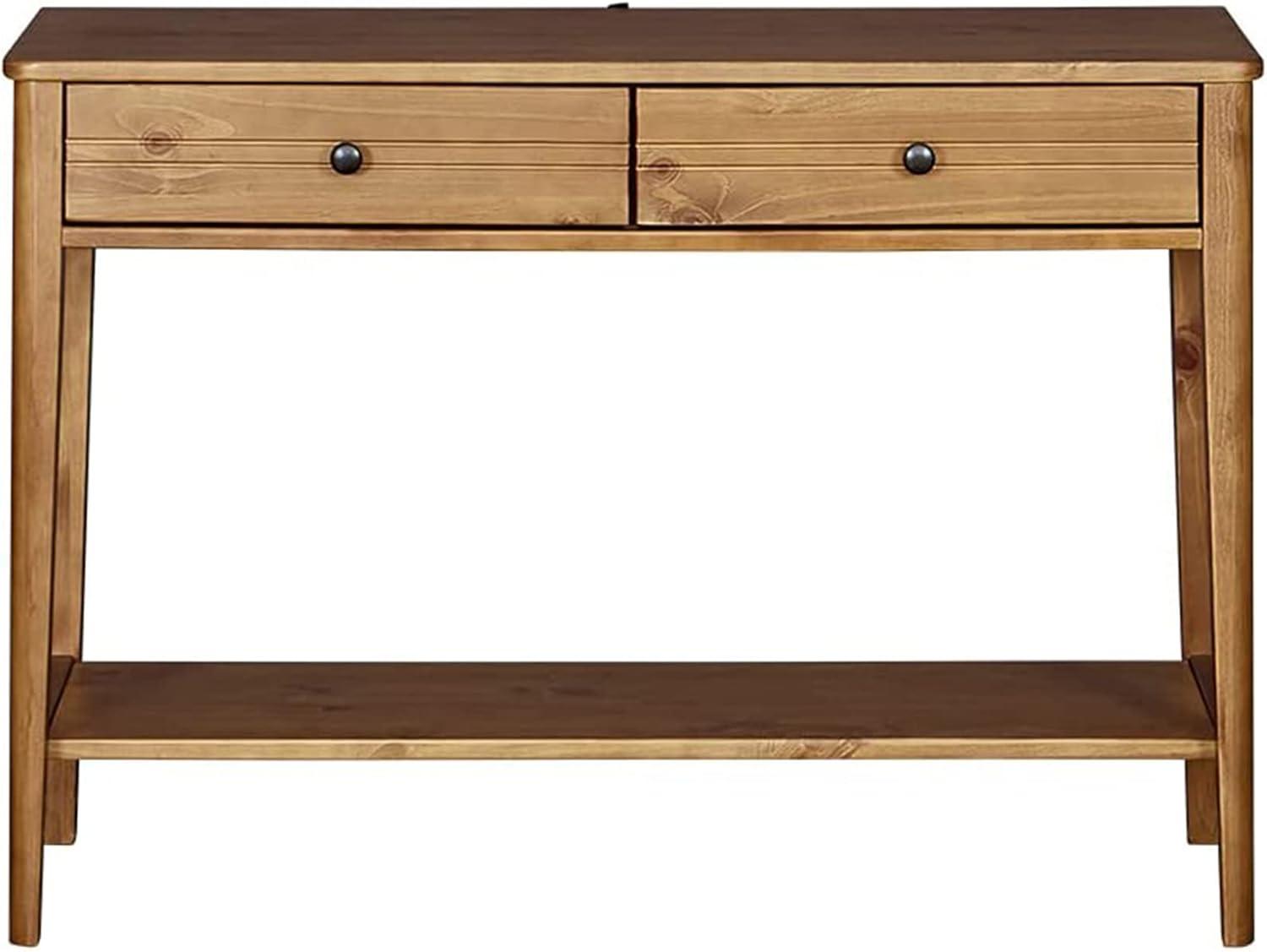 Solid Wood 2 - Drawer End Table