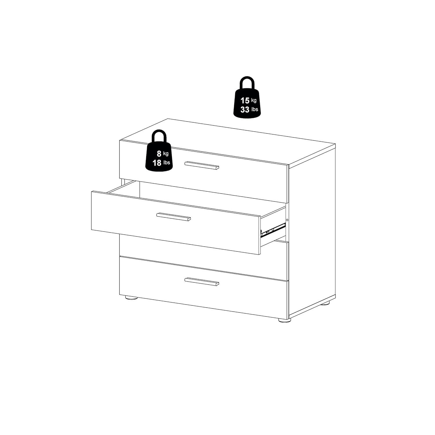 Gianna 31.57'' W 4 - Drawer Dresser