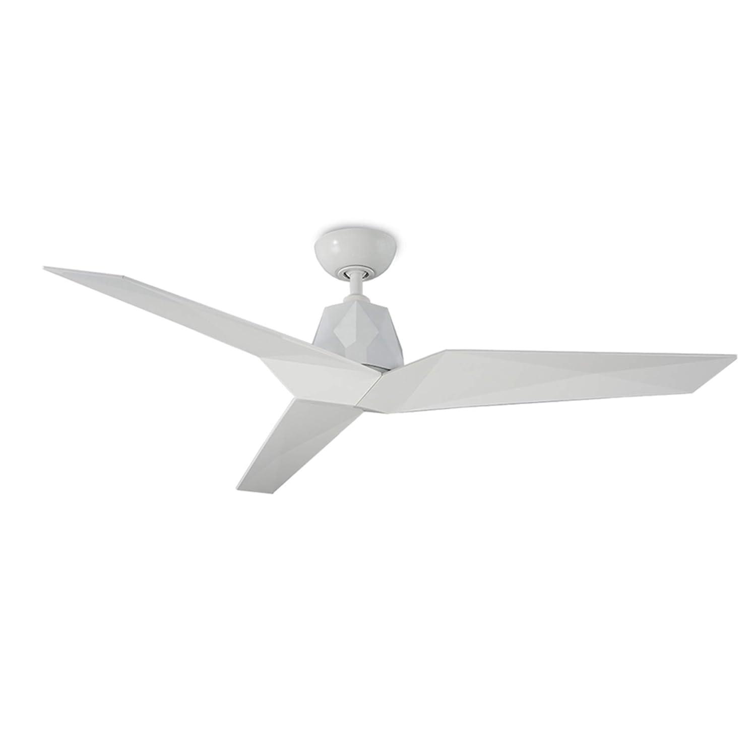 Vortex Indoor and Outdoor 3-Blade Smart Ceiling Fan 60in Automotive Silver with Remote Control