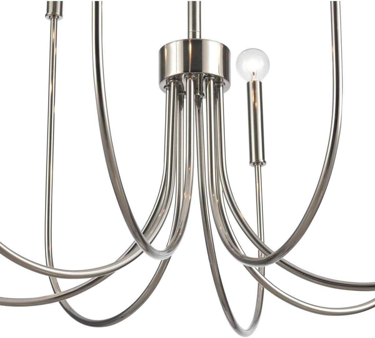 Elk Home 28-Inch Wide Ulla Chandelier, Transitional, Antique White