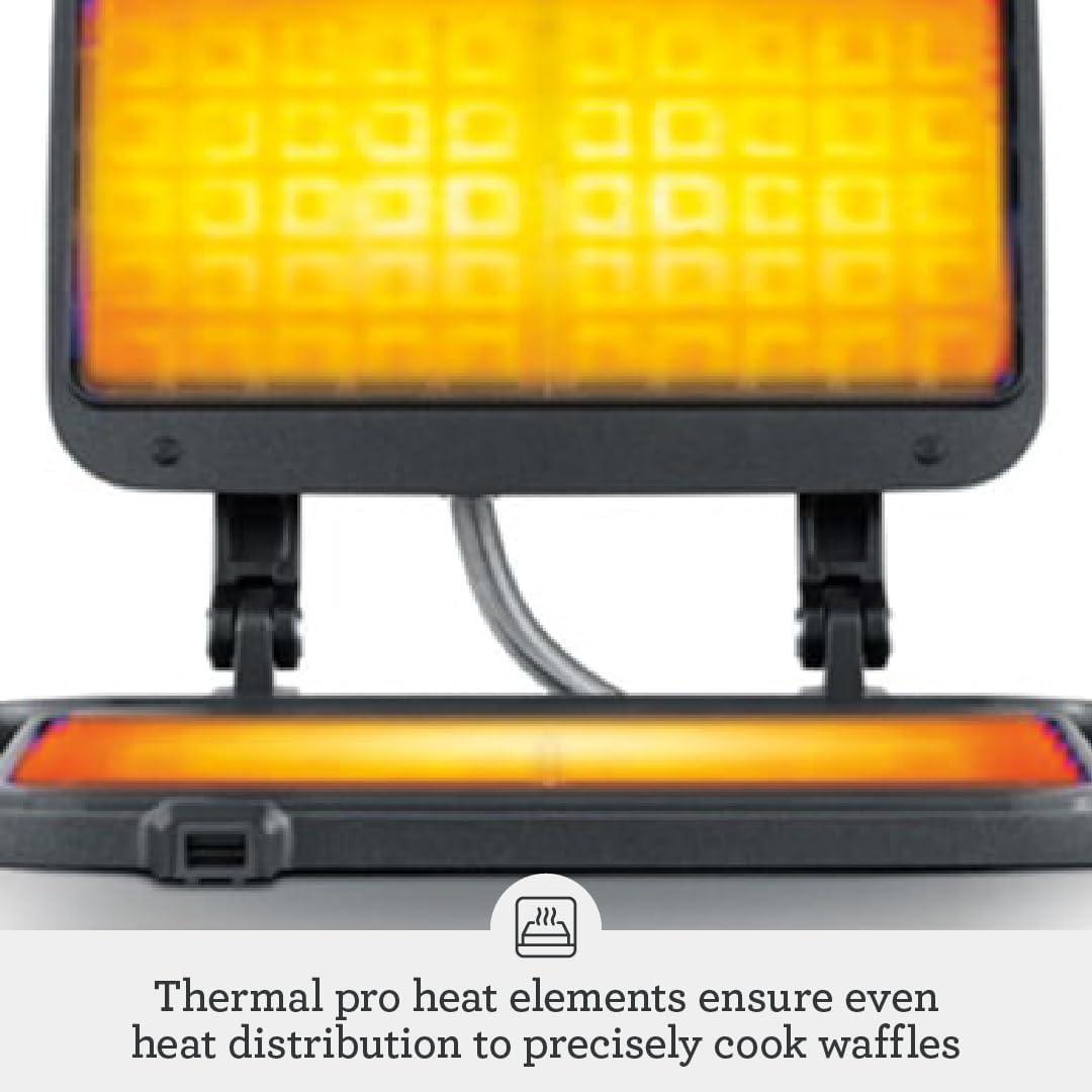 Belgian Style Non-Stick 4-Slice Smart Waffle Maker
