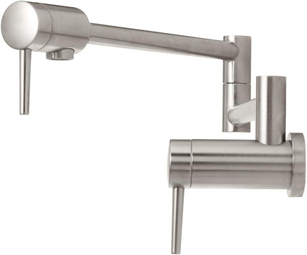 Contemporary Pot Filler Faucet, Wall Mount Pot Filler Kitchen Faucet