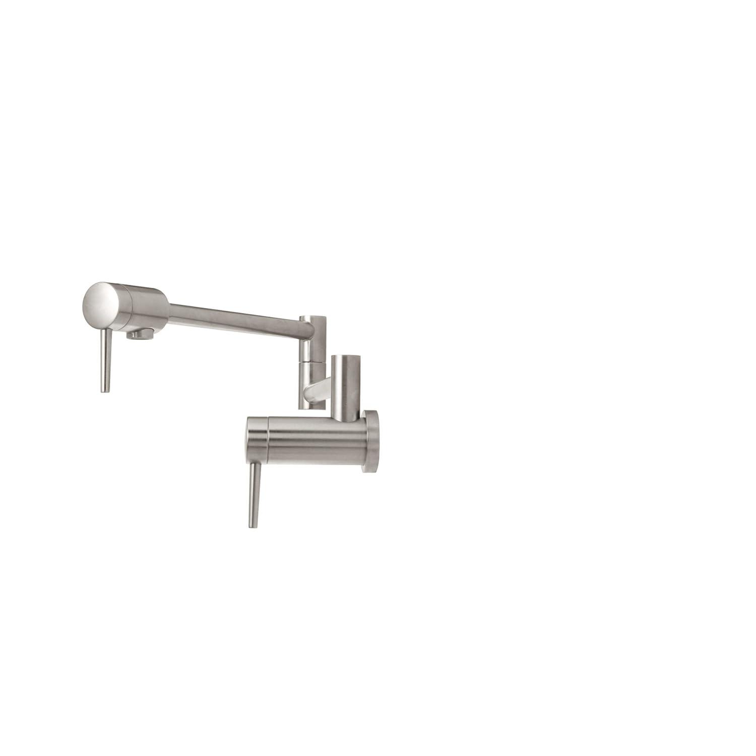 Contemporary Pot Filler Faucet, Wall Mount Pot Filler Kitchen Faucet