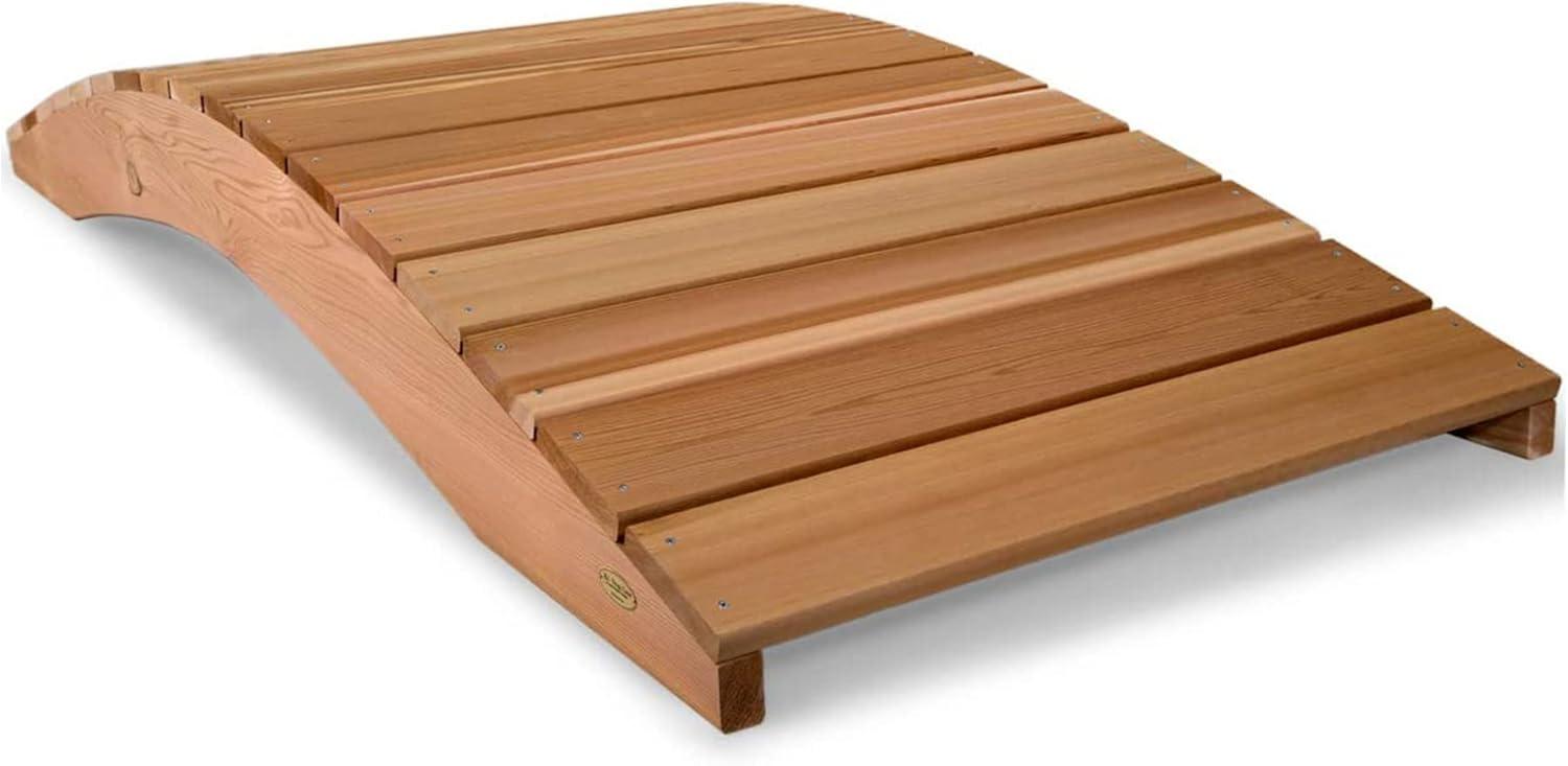 All Things Cedar FB96 8ft Cedar Garden Outdoor Durable Bridge -  94L x 35W x 12H