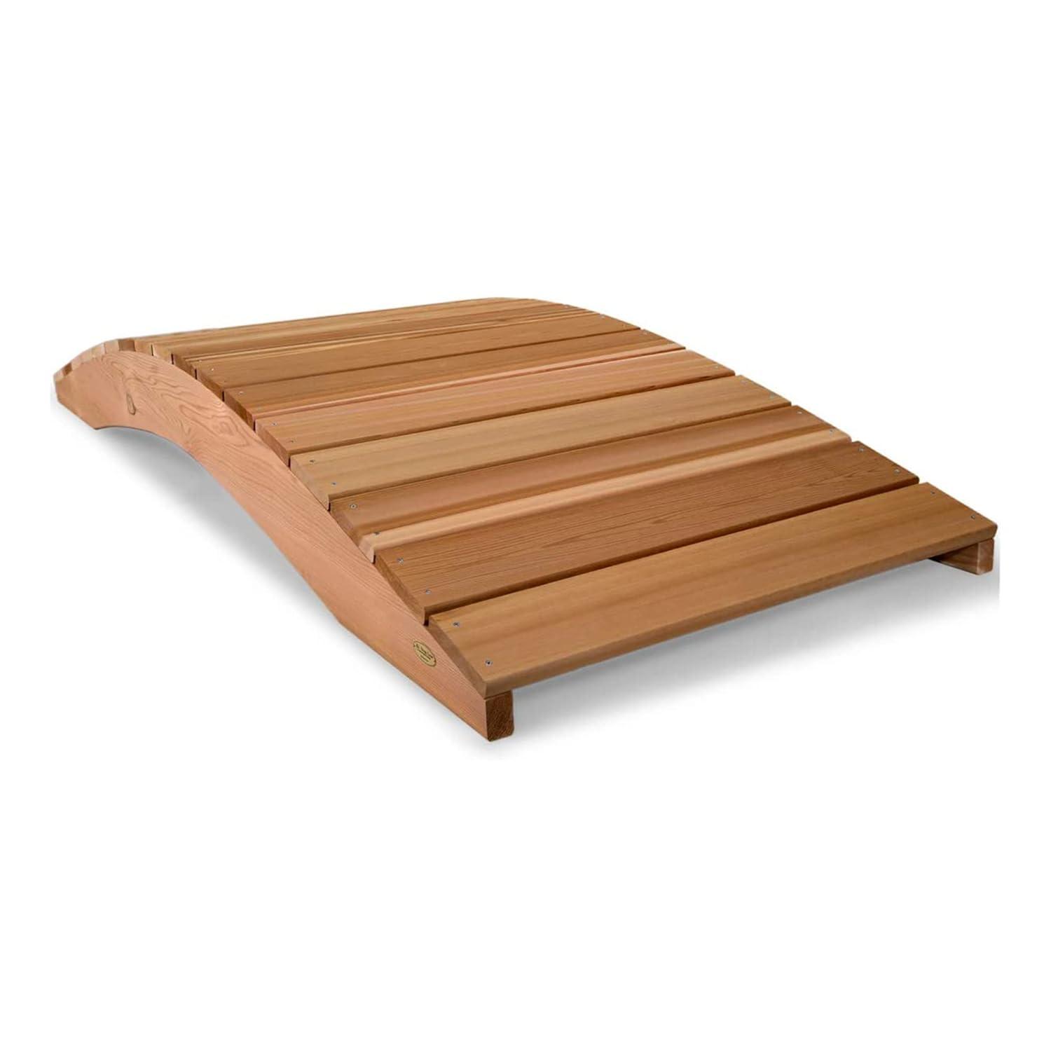 All Things Cedar FB96 Puente Duradero para Exteriores de Cedro de 8 Pies - 94 Largo x 35 Ancho x 12 Alto