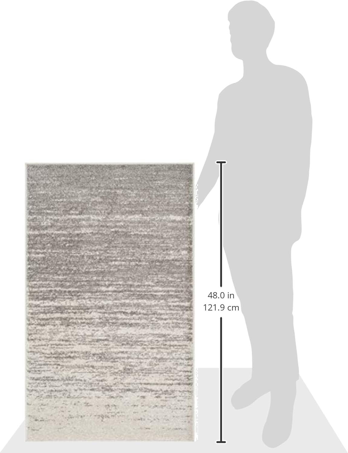 SAFAVIEH Adirondack Esmond Abstract Area Rug, Light Grey/Grey, 2'6" x 4'