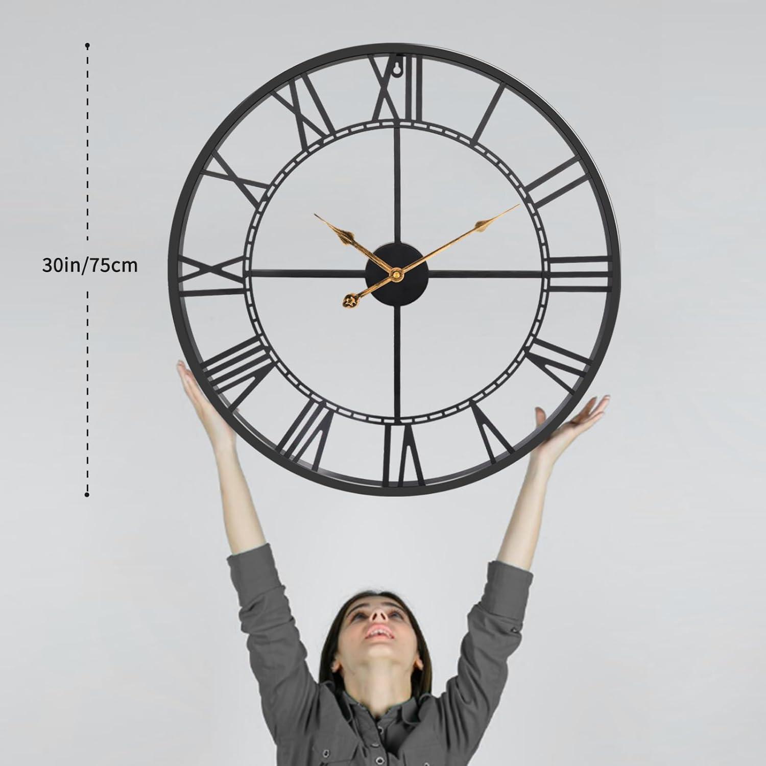 Sorbus Large 16" Numeral Analog Decorative Wall Clock