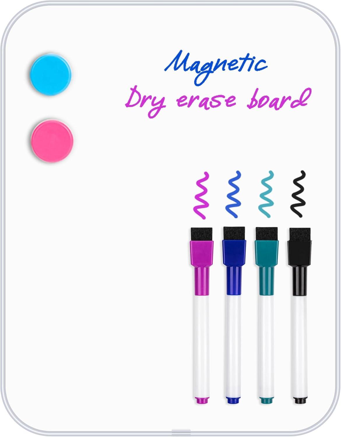 VUSIGN Small Dry Erase Whiteboard, 8.5 x 11 Inches White Board for Kids, Students, Fridge, Locker, Mini Dry Erase Board