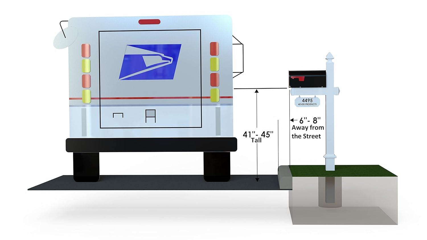 Carter Mailbox with Post Included