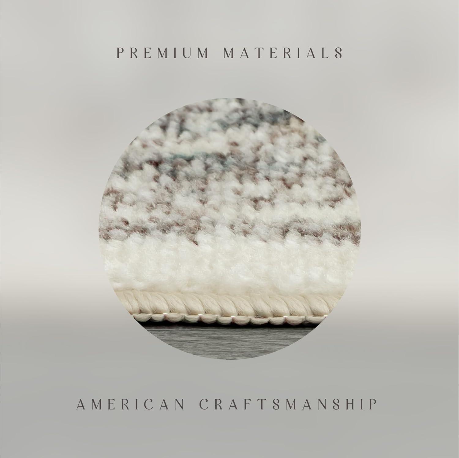 Maples Rugs Antique Border Traditional Beige Ivory Indoor Area Rug, 7' x 10'