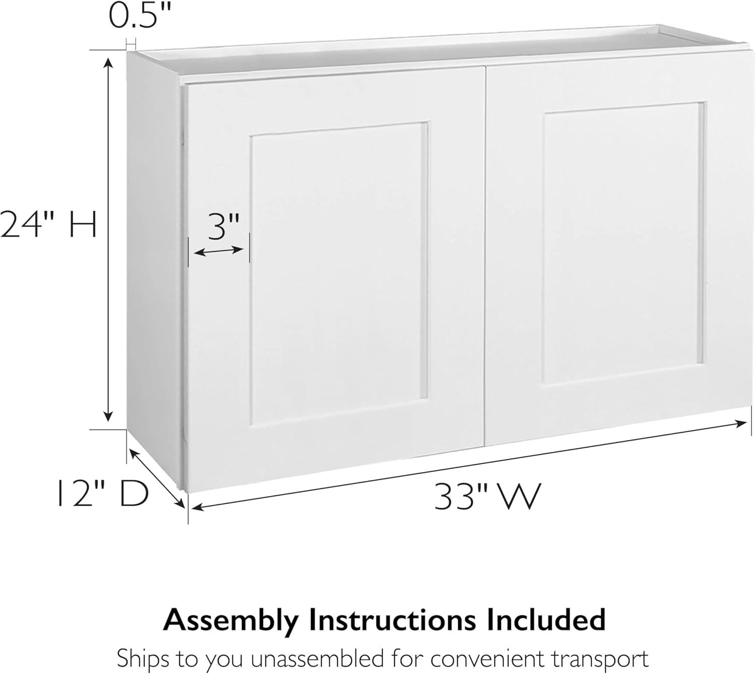 Design House Design House Brookings (Ready-to-Assemble) Shaker Style Wall Kitchen Cabinet
