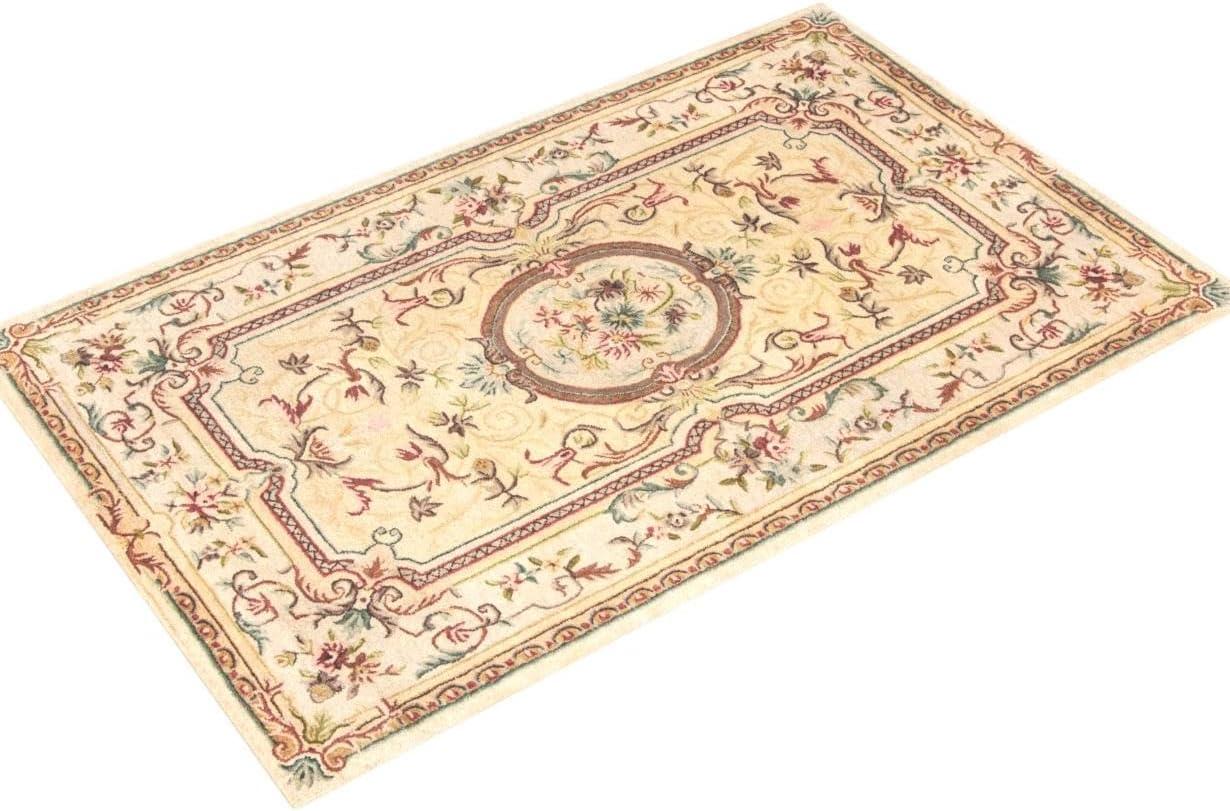 Bergama Area Rug in Light Gold/Beige