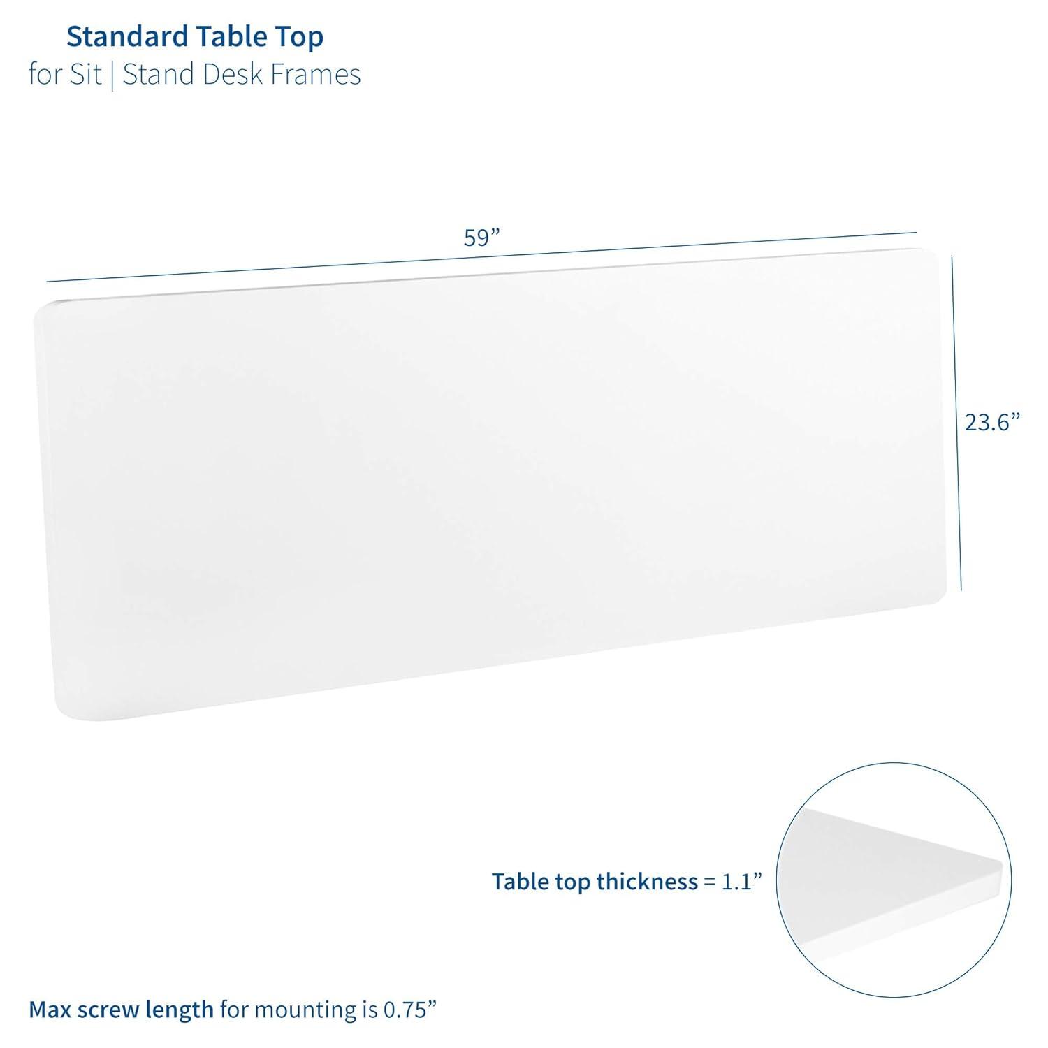 Universal Table Top for Sit to Stand Desk Frames