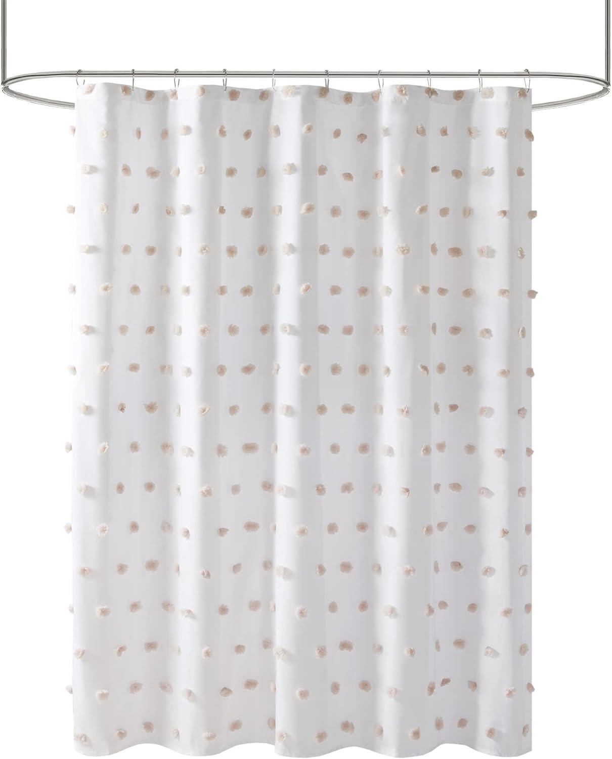 Polka Dots Single Shower Curtain