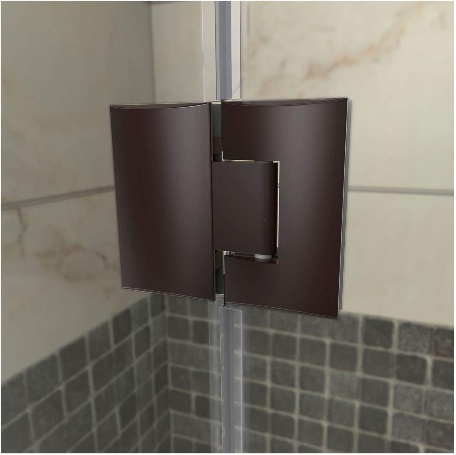 DreamLine Prism Plus 42" x 74.75" Rectangle Hinged Shower Enclosure with Base Included