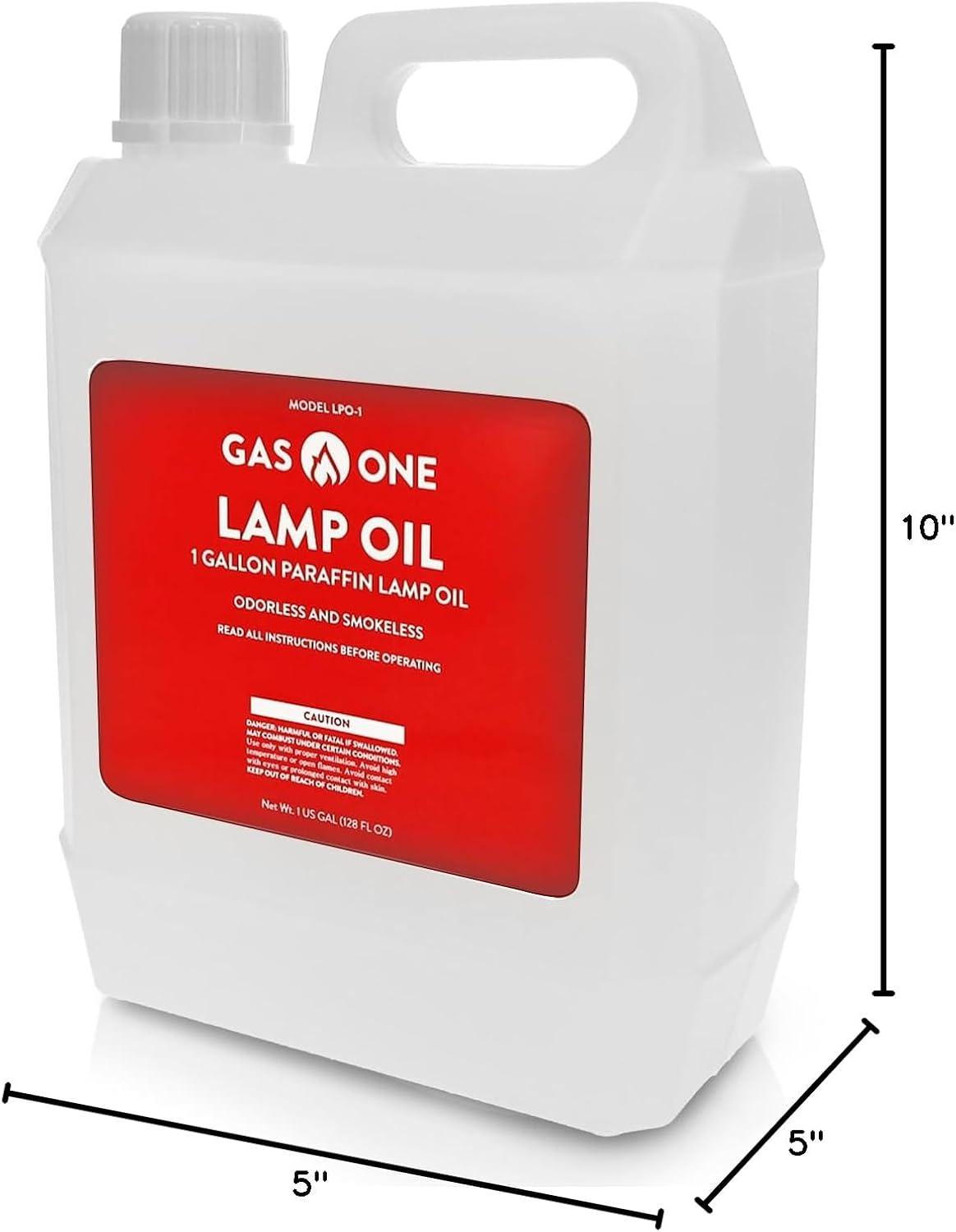 Gas One Clear Liquid Paraffin Lamp Oil 1 Gallon