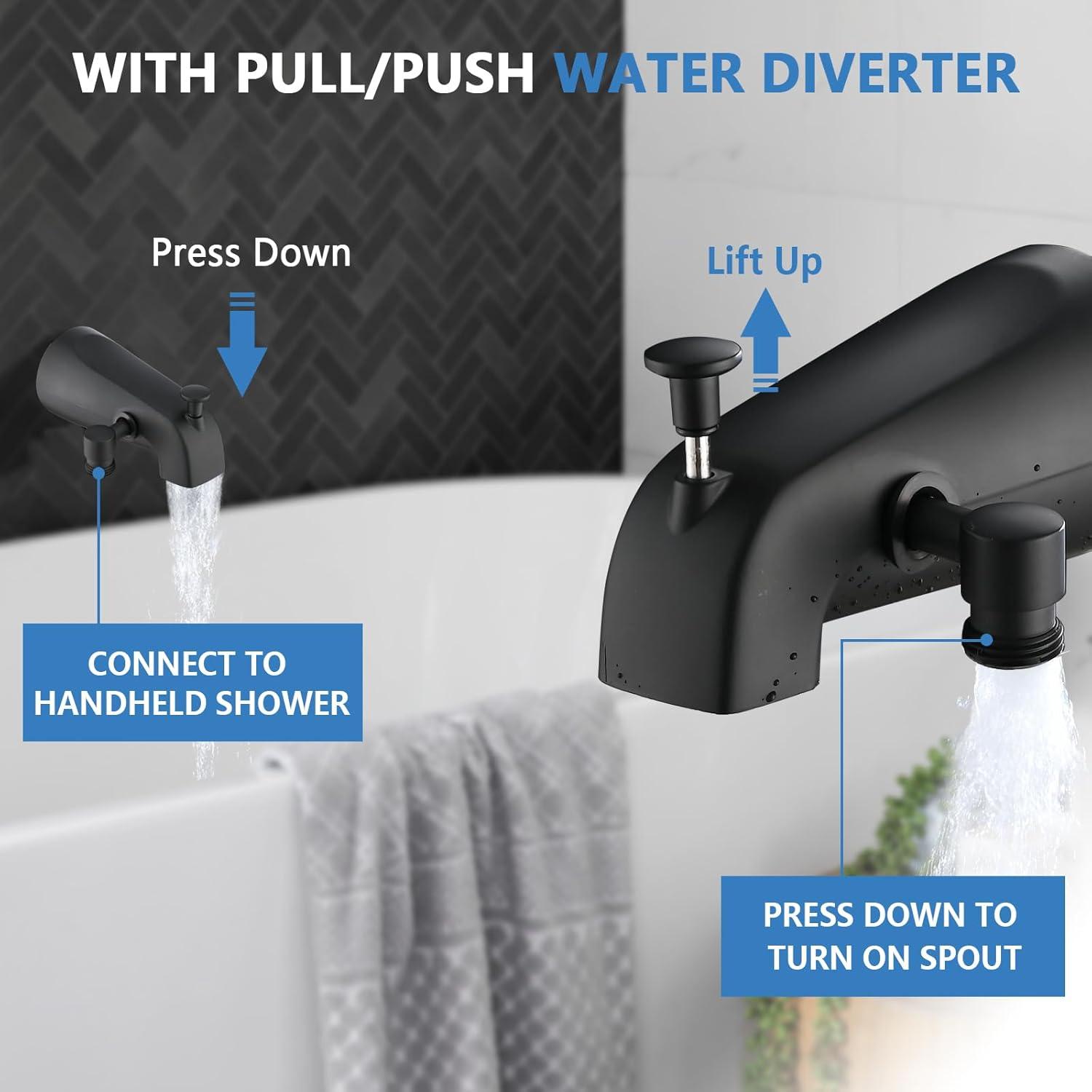 Bathroom Tub Spout with Diverter