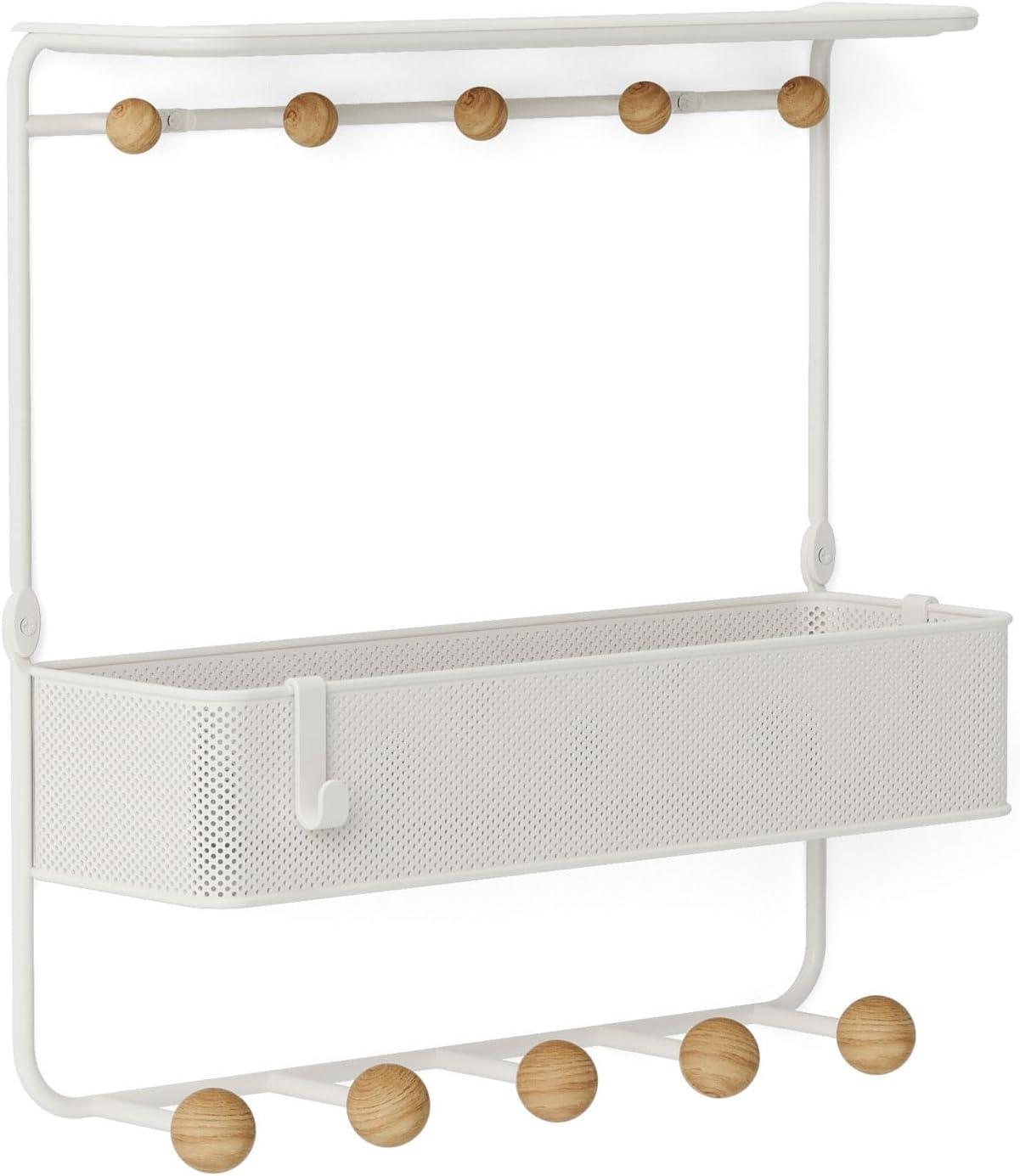 Estique Multi-Hook Wall Shelf