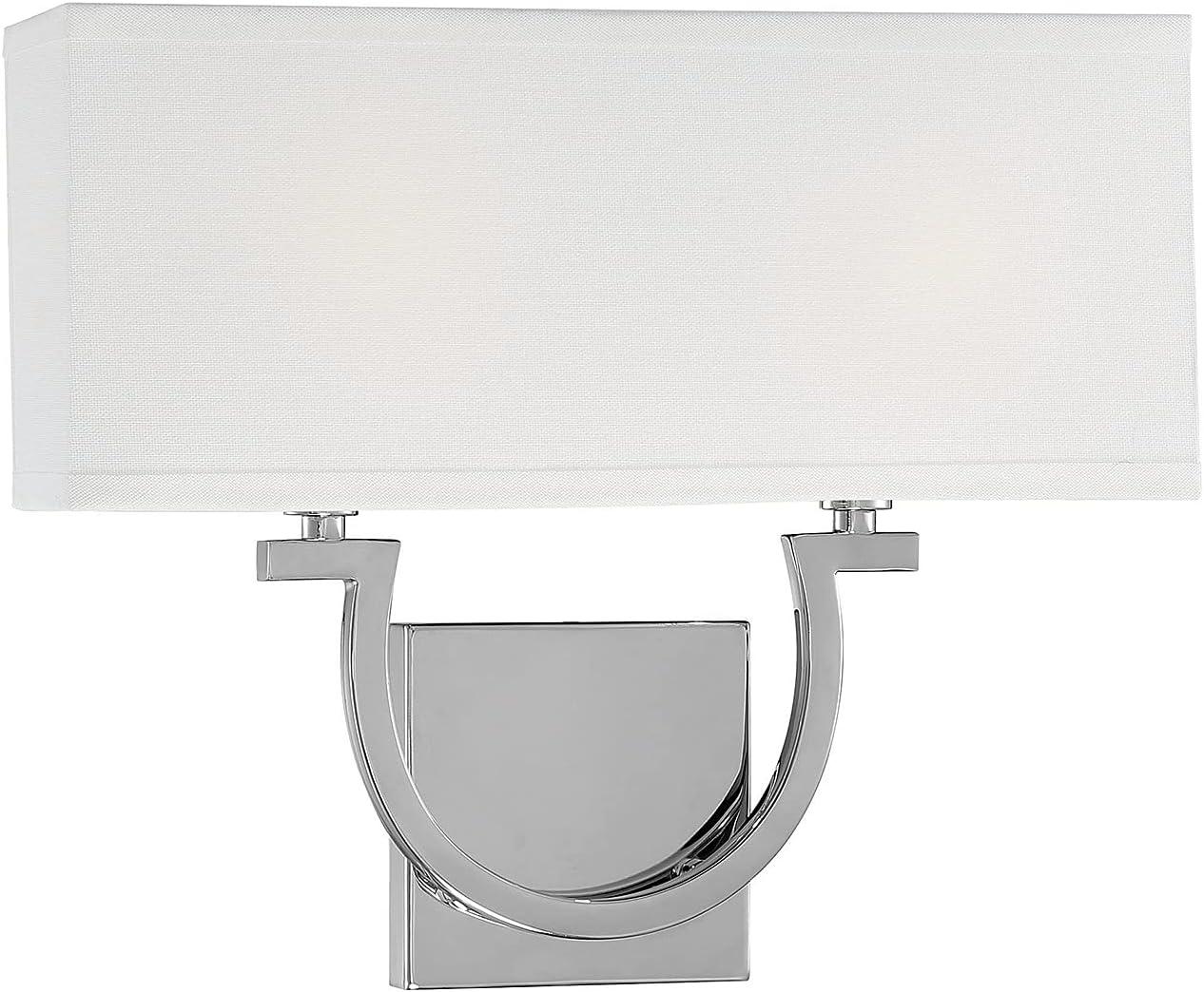 Willa Arlo™ Interiors Carlisle 2 - Light Dimmable Armed Sconce in Polished Nickel