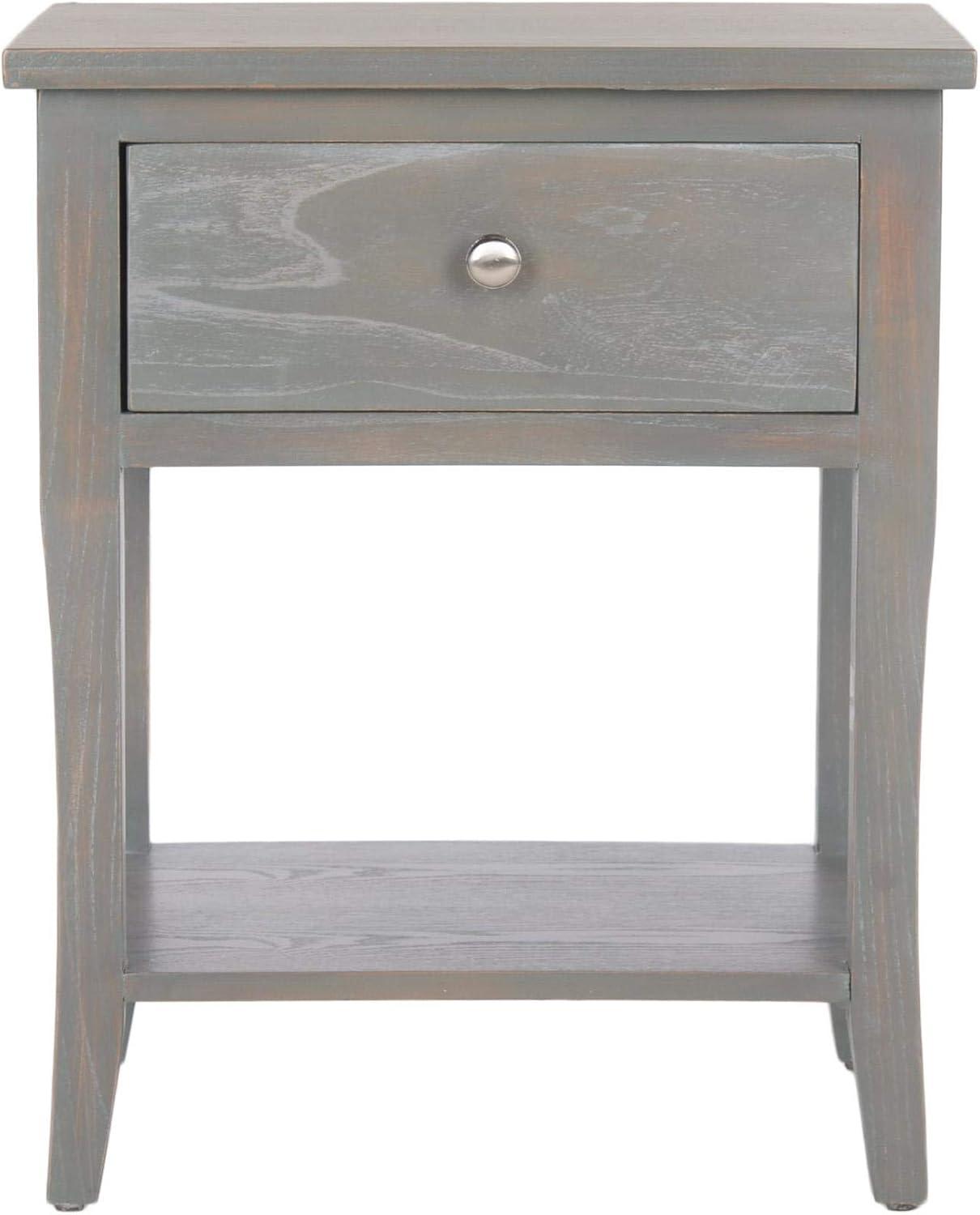 Coby Nightstand with Storage - Ash Grey - Safavieh.