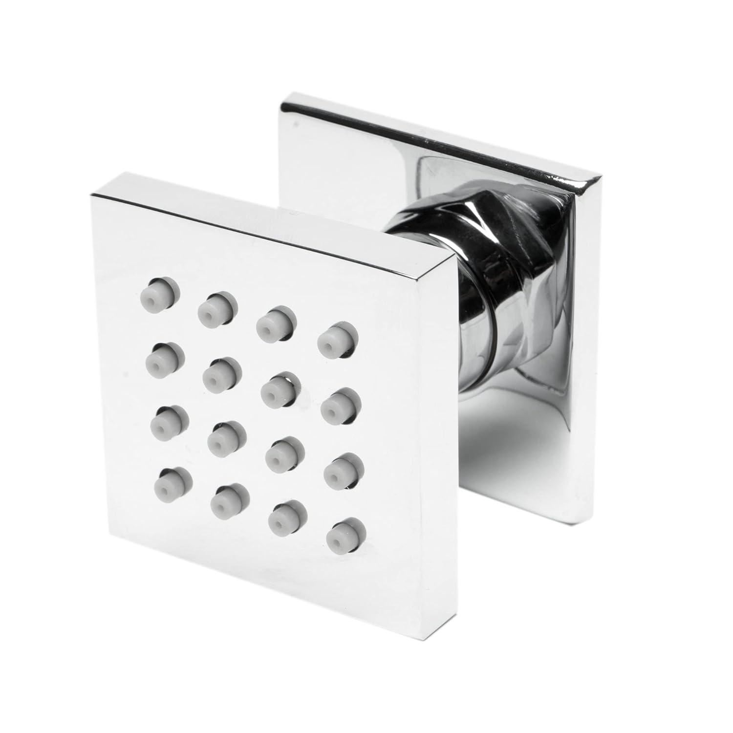 Square Adjustable Shower Body Spray