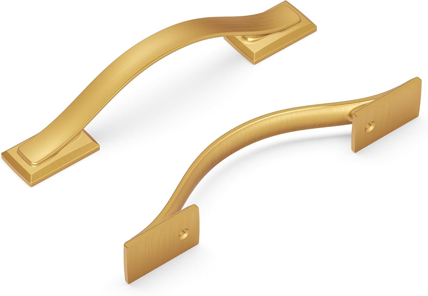 Dover Kitchen Cabinet Handles, Solid Core Drawer Pulls for Cabinet Doors, 3"