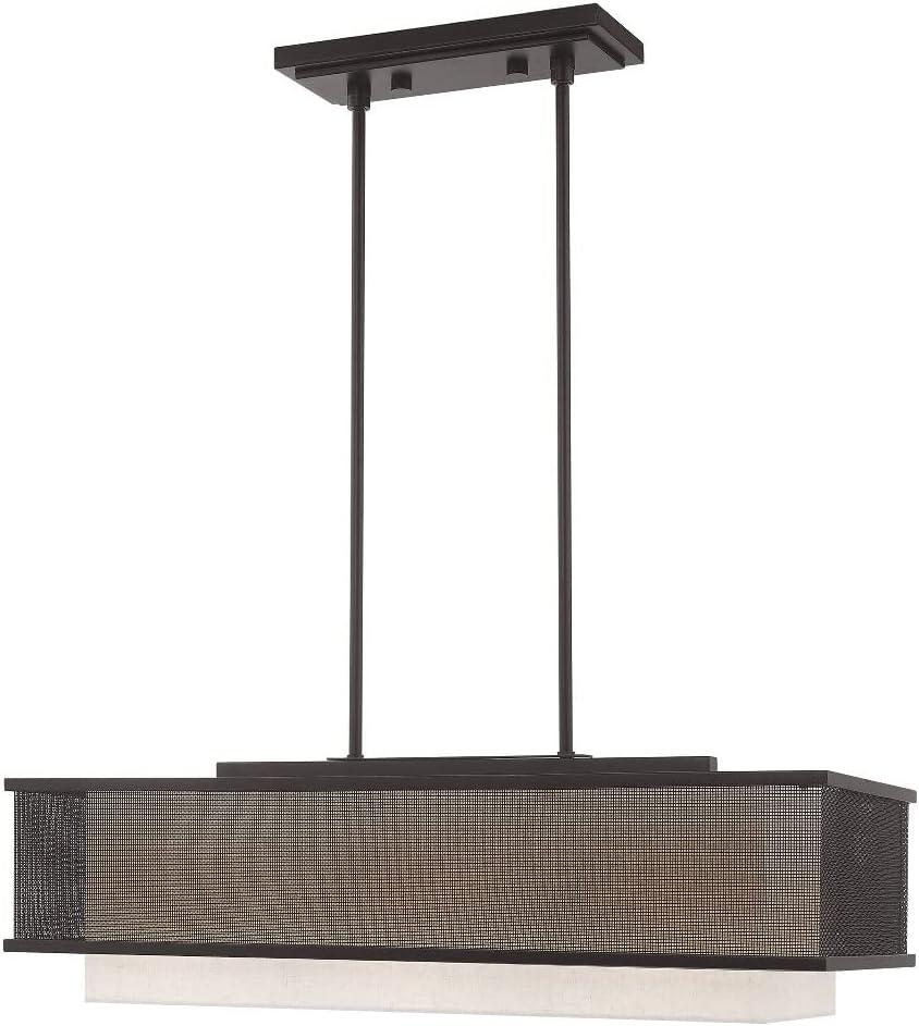 Livex Lighting Braddock 3 - Light Chandelier in  Bronze