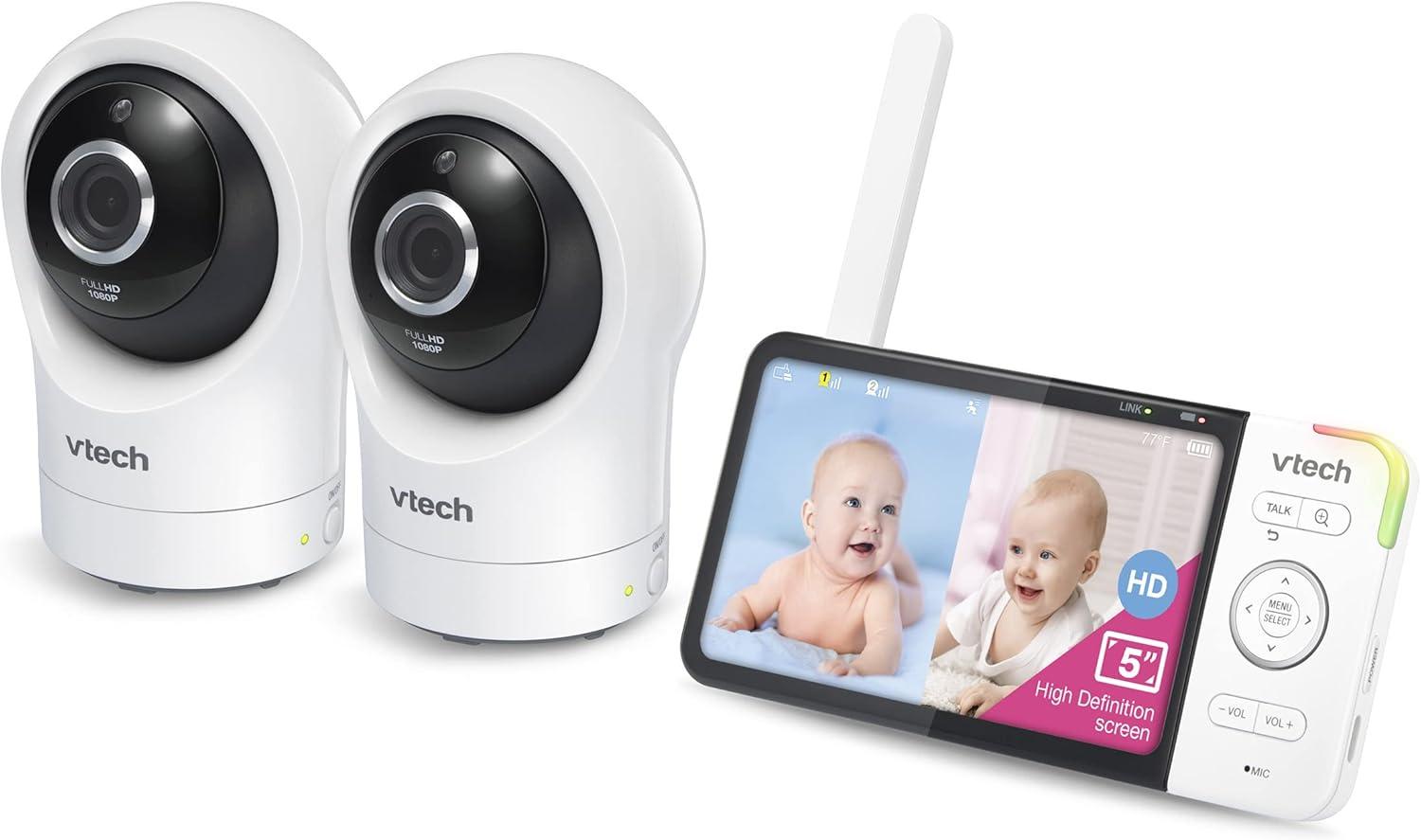VTech Digital Video Monitor with Remote Access and 2 Cameras 5"- RM5764-2HD