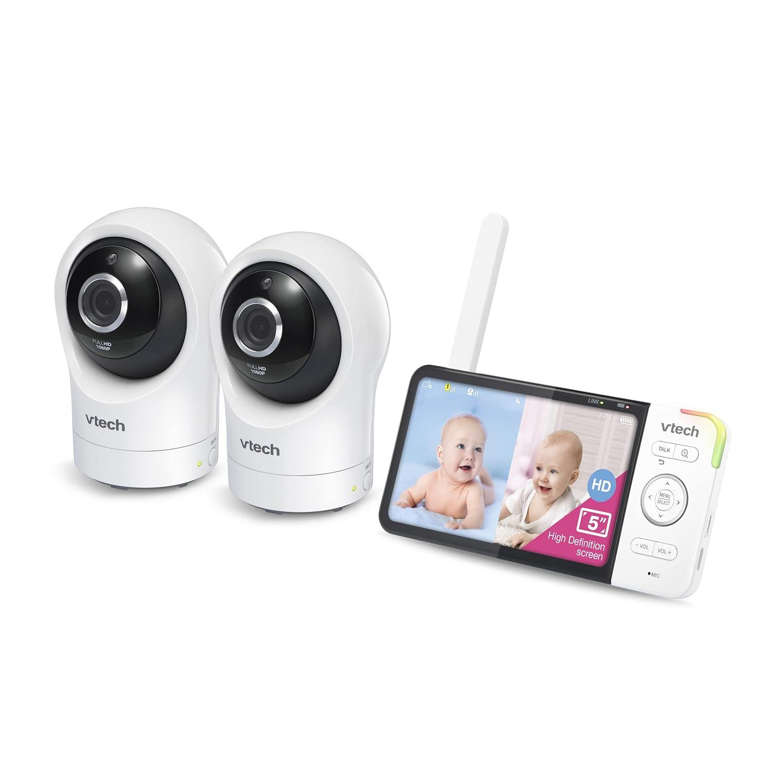 VTech Digital Video Monitor with Remote Access and 2 Cameras 5"- RM5764-2HD