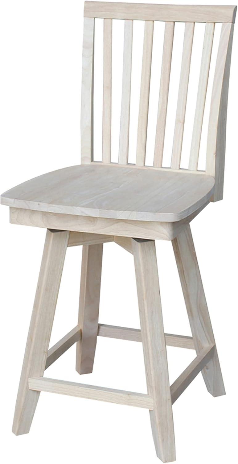 International Concepts Mission Counter Stool, 24", Ready to Finish