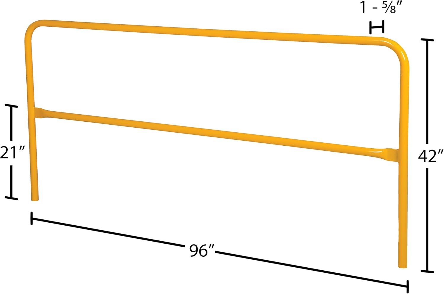 Vestil  96 in. Steel Safety Railing