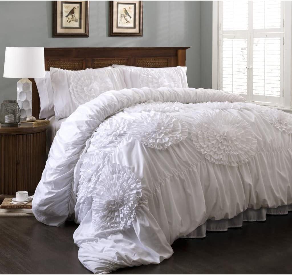 Lush Decor Serena Microfiber Traditional Comforter Set