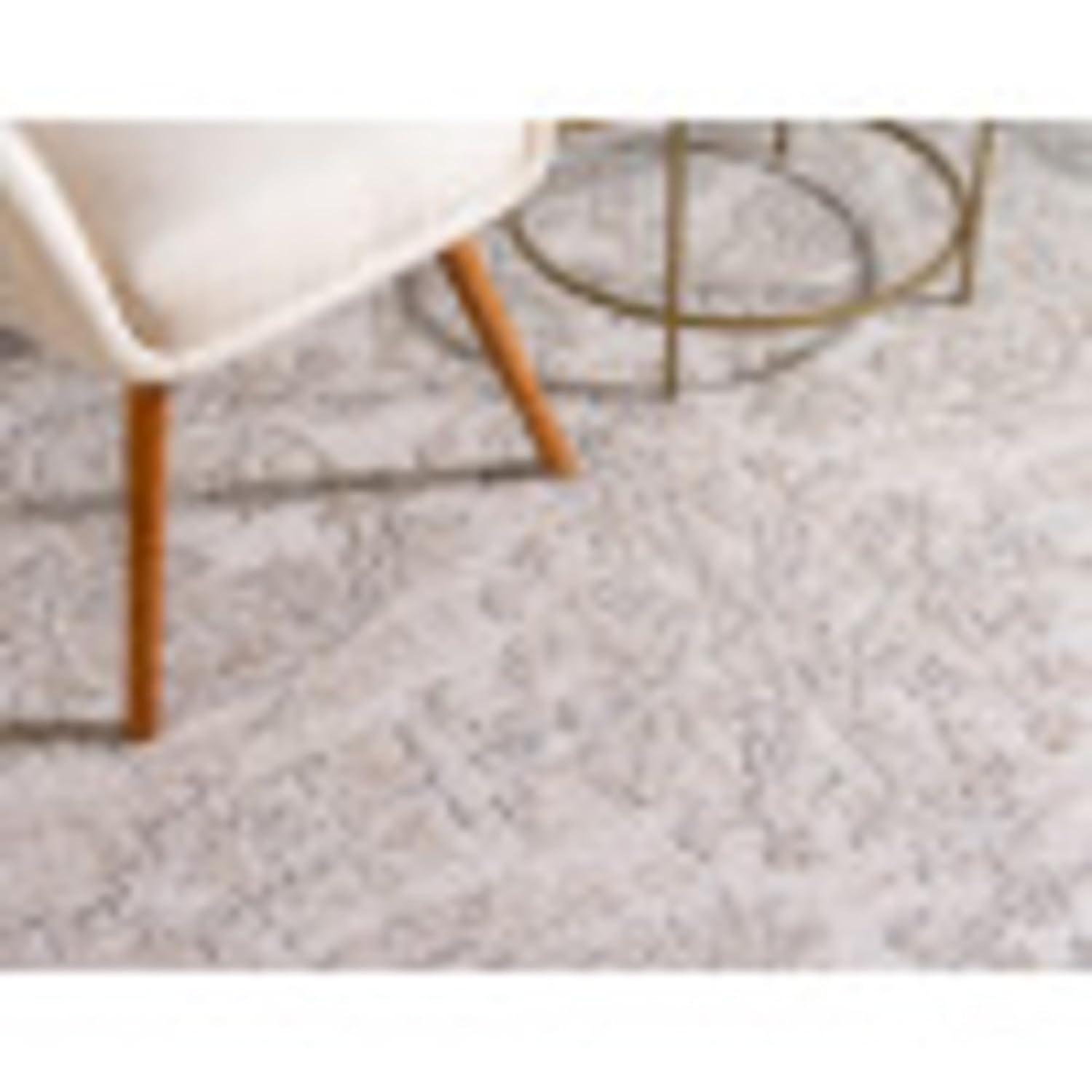 Unique Loom Portland Collection Area Rug - Albany (4' 1" Square Ivory/Beige)