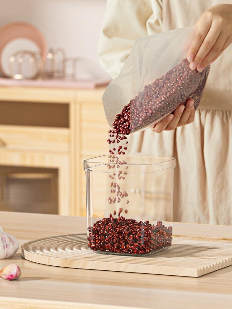 Airtight Food Storage Containers 3 set Sealed Food Storage Containers With Lids Kitchen Dry Goods Leak Proof Storage Containers Air Tight Pantry Storage Containers Canisters Sets