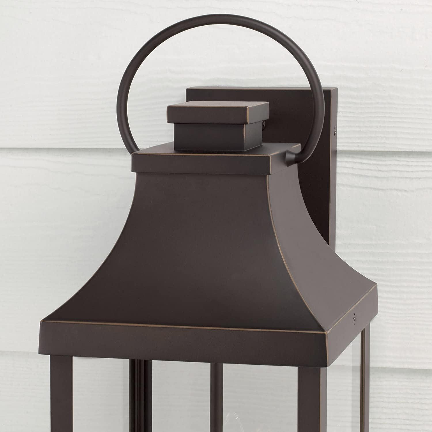 Capital Lighting 946431 Bradford 3 Light 24" Tall Outdoor Wall Sconce - Bronze