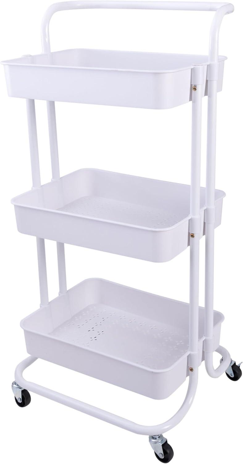Organize It All Organize It All 3 Tier Rolling Basket Cart